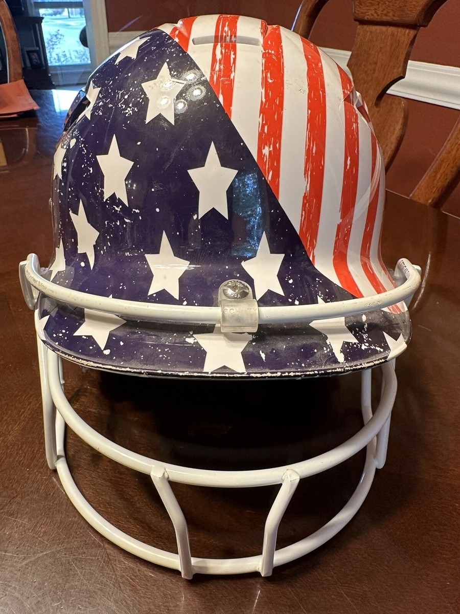 Schutt Baseball Softball Batting Helmet 325600 Patriotic Red White