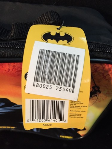 LUNCH KIT BATMAN BEGINS THERMO Insulated BRAND NEW W/TAGS SPORTS BOTTLE 2004 - Picture 6 of 12