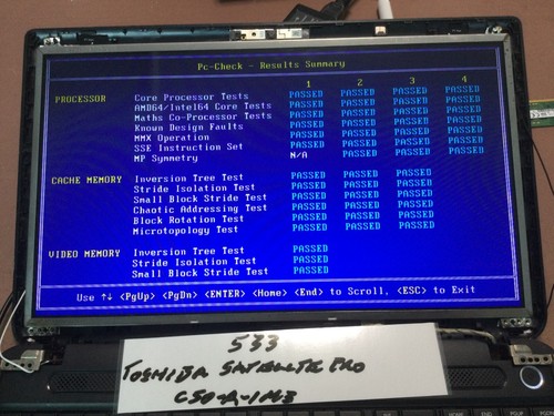 Toshiba Satellite Pro C50-A-1M3 Motherboard & i5-4200m CPU TESTED (M233/533) - Photo 7/14