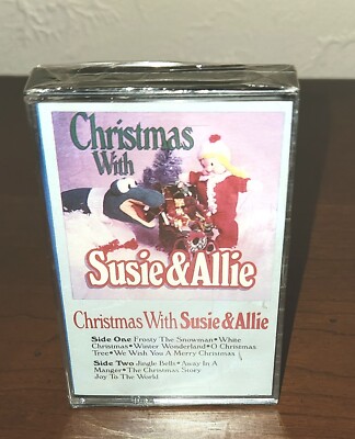 Christmas With Susie & Allie CASSETTE - PTL  Records 1984 New! Sealed! *Rare*