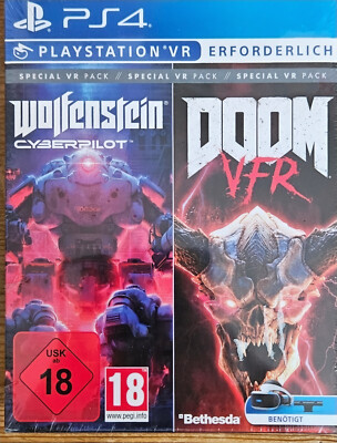 VR Bethestda VR Pack | PS4 Playstation 4 Doom VFR Wolfenstein Cyberpilot NEU OVP