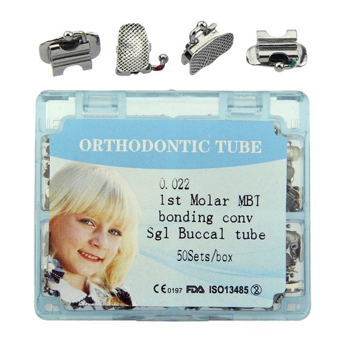 50 Sets Orthodontic Buccal Tubes 1st 2nd Molar Brackets tubos de ortodoncia MBT - Picture 84 of 95