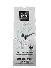Happy Sinks Magnetic Dish Cloth Holder Stainless Steel Silver (READ DESCRIPTION)