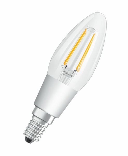 Osram Glowdim E14 Led Kerze Superstar 4,5W B40 Dimmbar Filament Klar Tunable ...-image