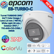Epcom E8-TURBO-C Turret TURBOHD 2MP 24/7 Color Image Lens 2.8 mm Outdoor IP67
