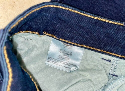 LADIES OLD NAVY ROCKSTAR JEANS~18 REGULAR~DARK WASH~NWT - Picture 5 of 6