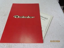 Daimler 1982 Model Year  Car  Sales  Brochure with price list