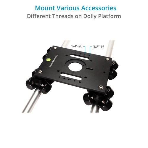 Chariot pour caméra portable Proaim Polaris avec embouts de voie universels (DL-PLRS-BG) - Photo 7/8