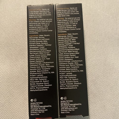 Skin Nutritions New York Eye Roller Age Defy Dark Spot Puffiness Serum .25 Oz x2 - Picture 4 of 6