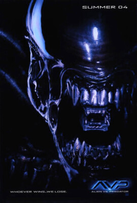 Alien Vs. Predator (2004) original movie poster advance version A - ss - rolled