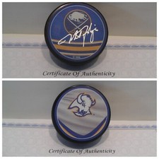 Mike Foligno Autograph Signed Buffalo Sabres Puck Reverse Retro Puck COA