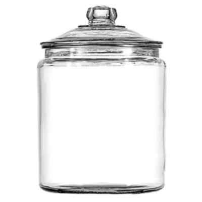 Anchor Hocking 85545AHG17 Heritage Hill 64 oz Glass Jar w/ Lid - 2 Each