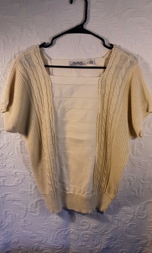 LINDA ALLARD ELLEN TRACY WOMENS IVORY 