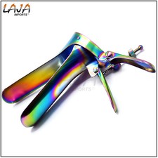 Cusco’s Bivalve Self-Retaining Vaginal Speculum Small Multi-Color OB/Gyne Exam