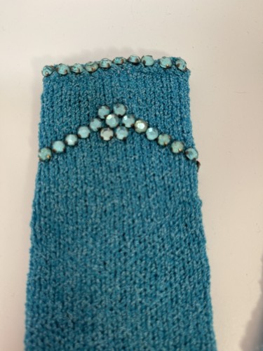 Exquisite Barbie Fashion/Hand Knitted/Two Piece Gown/Turquoise/Doll Not Included - Picture 8 of 8