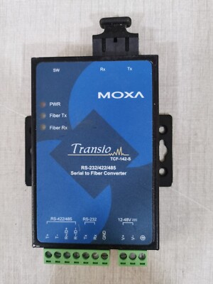 MOXA TCF-142-S-SC-T Serial to Fiber Converter
