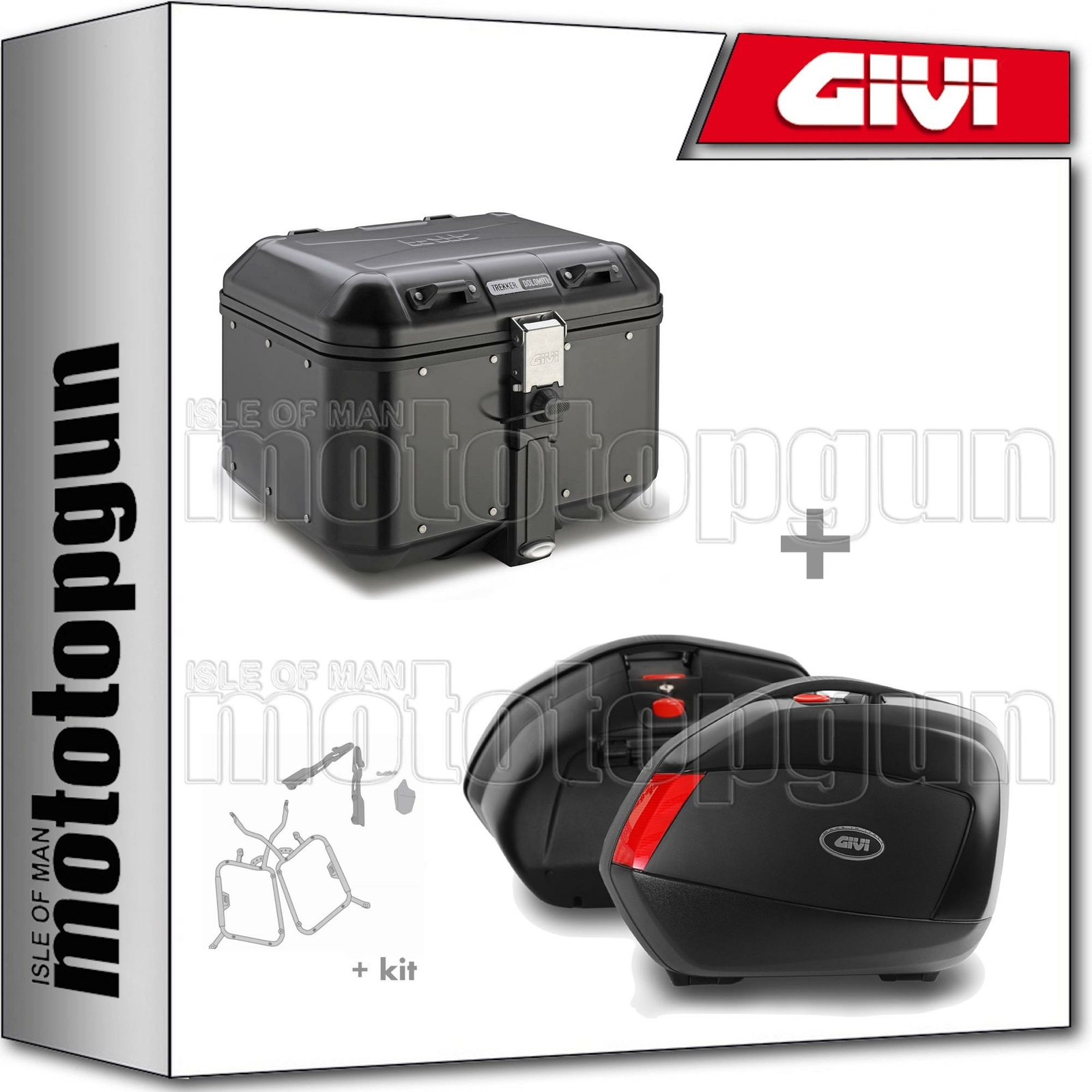 GIVI BAULETTO TREKKER DOLOMITI DLM46B + VALIGIE V35N KAWASAKI VERSYS 650 2019 19