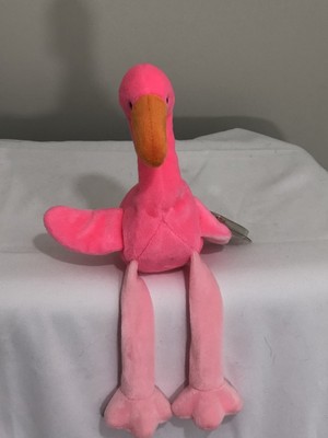 pinky the flamingo beanie baby value