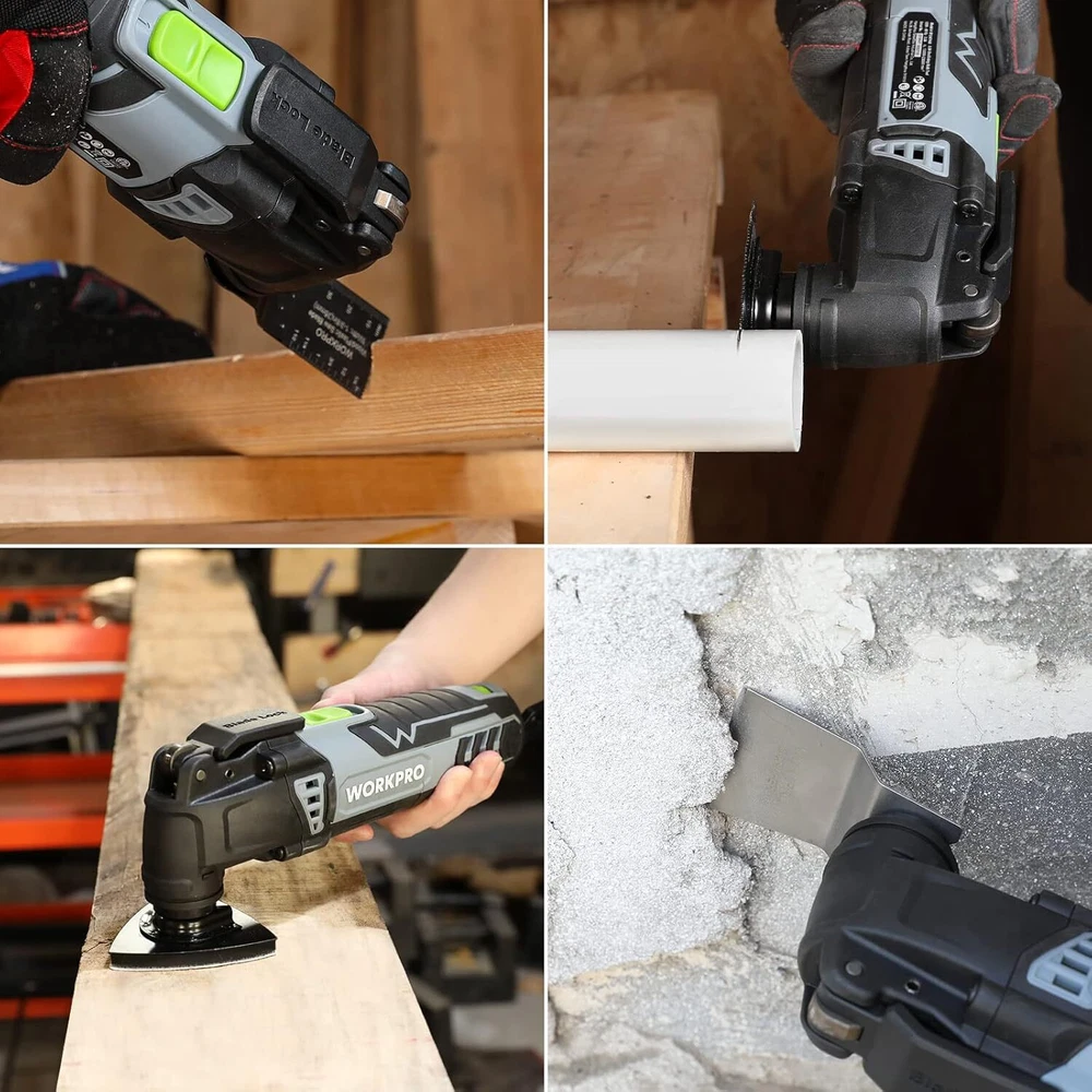 3.0 Amp Corded Oscillating Multi-Tool Kit with Quick-Lock Blade System