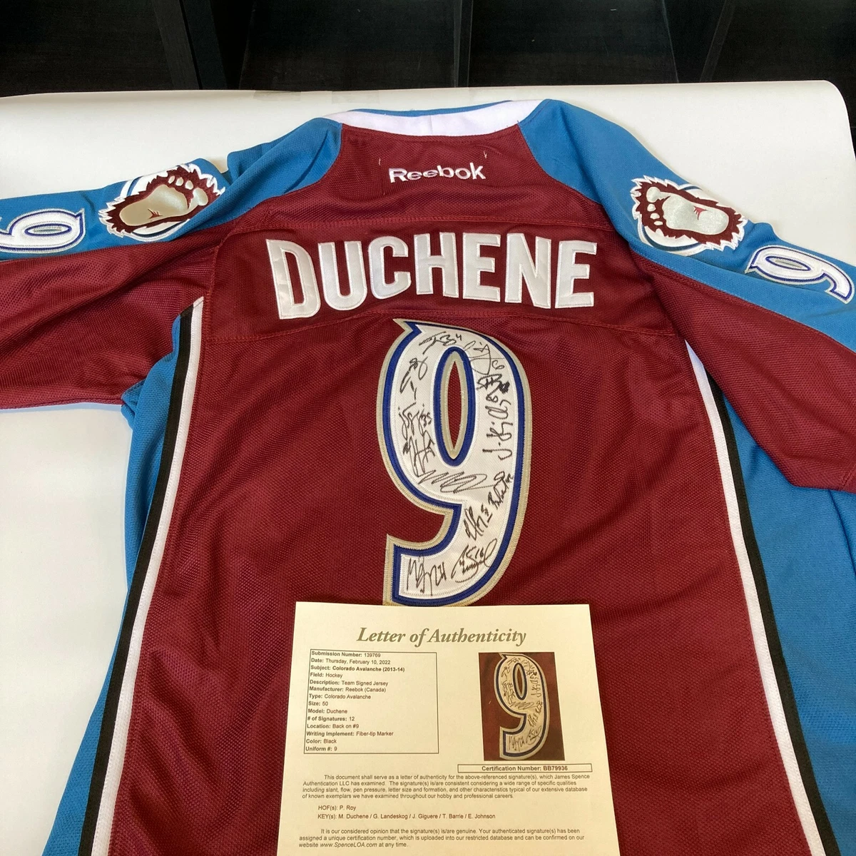 Signed patrick roy jersey 2025