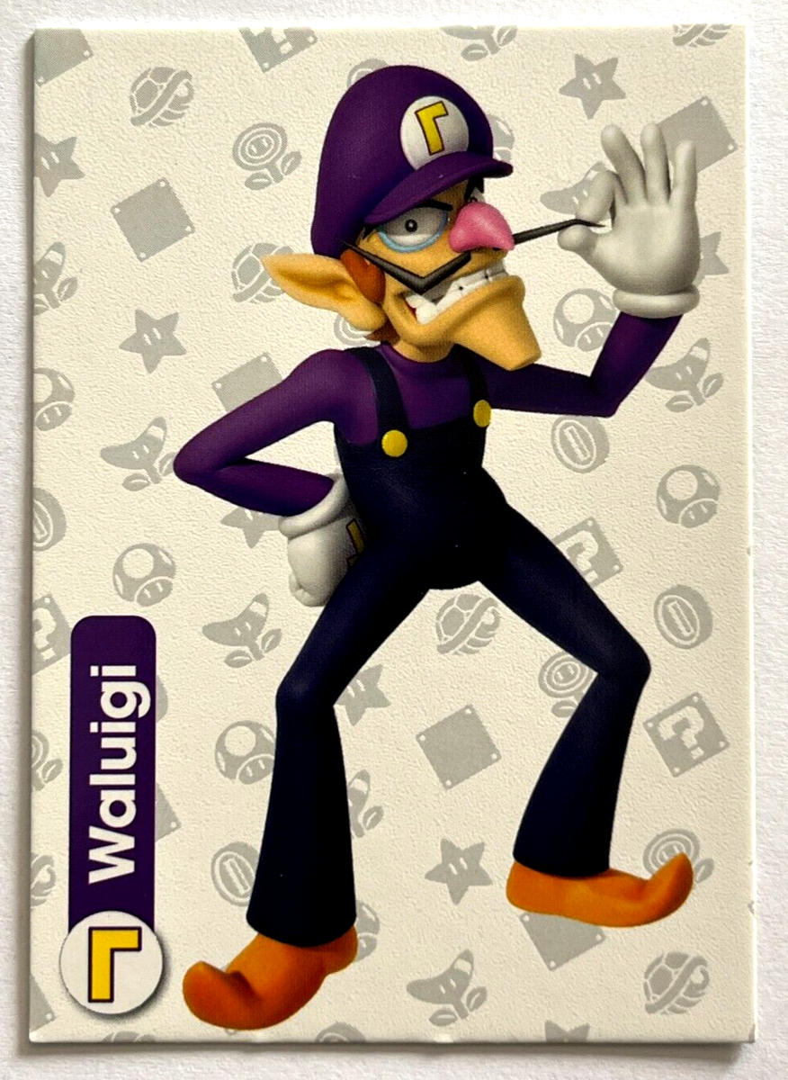 2022 SUPER MARIO TCG Panini Card #018 WALUIGI Nintendo Italy