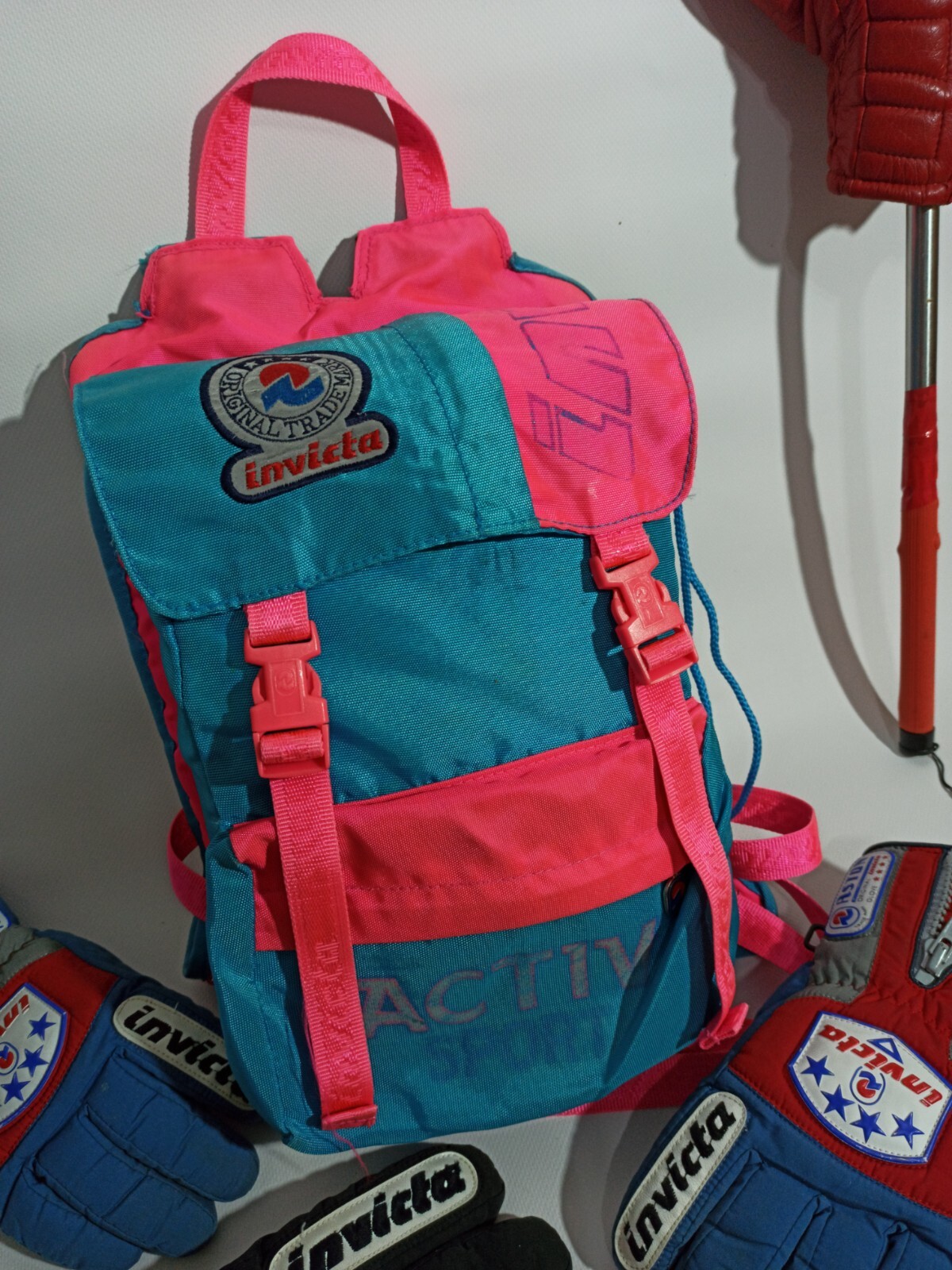 Invicta Backpack mini multicolor USED  import dir… - image 7