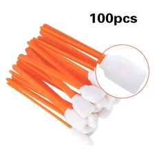 100pcs Cleaning Swabs Swab Sponge Stick 5" LongFor Solvent Format Inkjet Printer