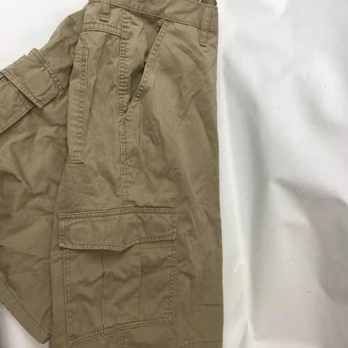Pantalones Cortos Carga Wrangler Hombres 42 Caqui Bolsillos con Solapa - Imagen 2 de 7