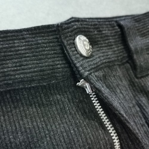 Hugo Boss Alabama Jeans Mens W34 L28 Black Corduroy Pants Trousers - Picture 4 of 10