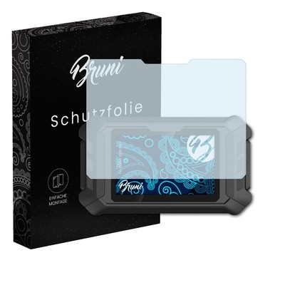 Bruni 2x Folie für OBDStar X300 Pro 4 Schutzfolie Displayschutzfolie