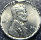 1943 Lincoln Steel Cent BU Brilliant Uncirculated Lot 15 of 25