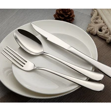 New 24 Piece Stainless Steel Flatware Set Silverware, Service 8 Place Settings