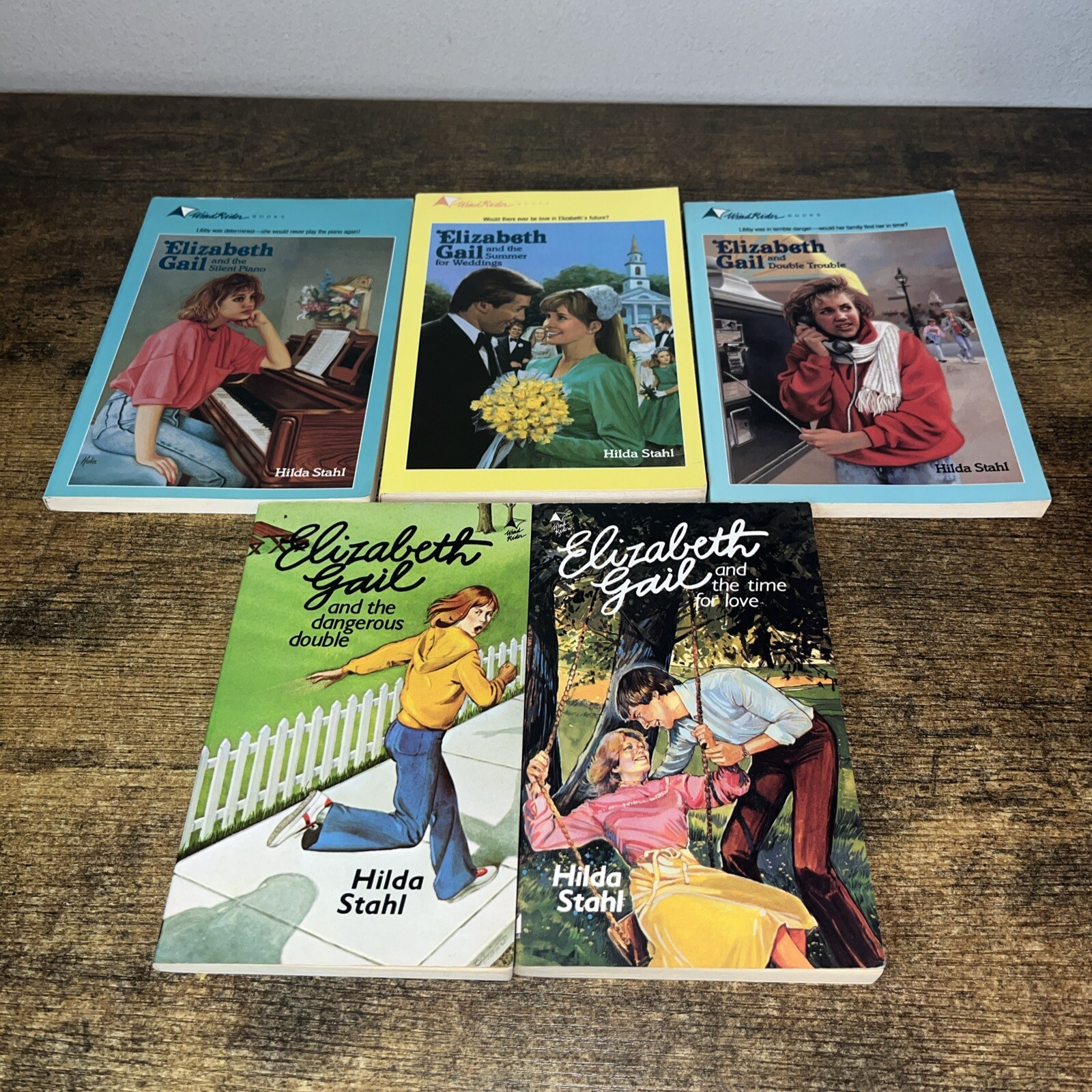 Gail Reeder Books Hilda Stahl lot of 5 paperback books from the Elizabeth Gail/Wind Rider ...