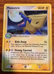 Manectric 8/100 Crystal Guardians Holo Rare