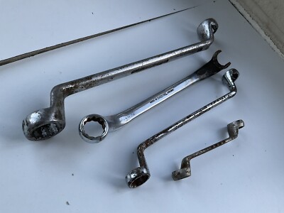JOB LOT KING DICK GEDORE NO2 22 24 ENDED RING SPANNER WRENCH TOOLS x4
