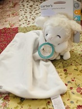MANTA DE SEGURIDAD CARTERS OVEJA CORDERO BLANCO CUERPO COMPLETO GRIS MARRÓN ESPALDA SUEÑOS