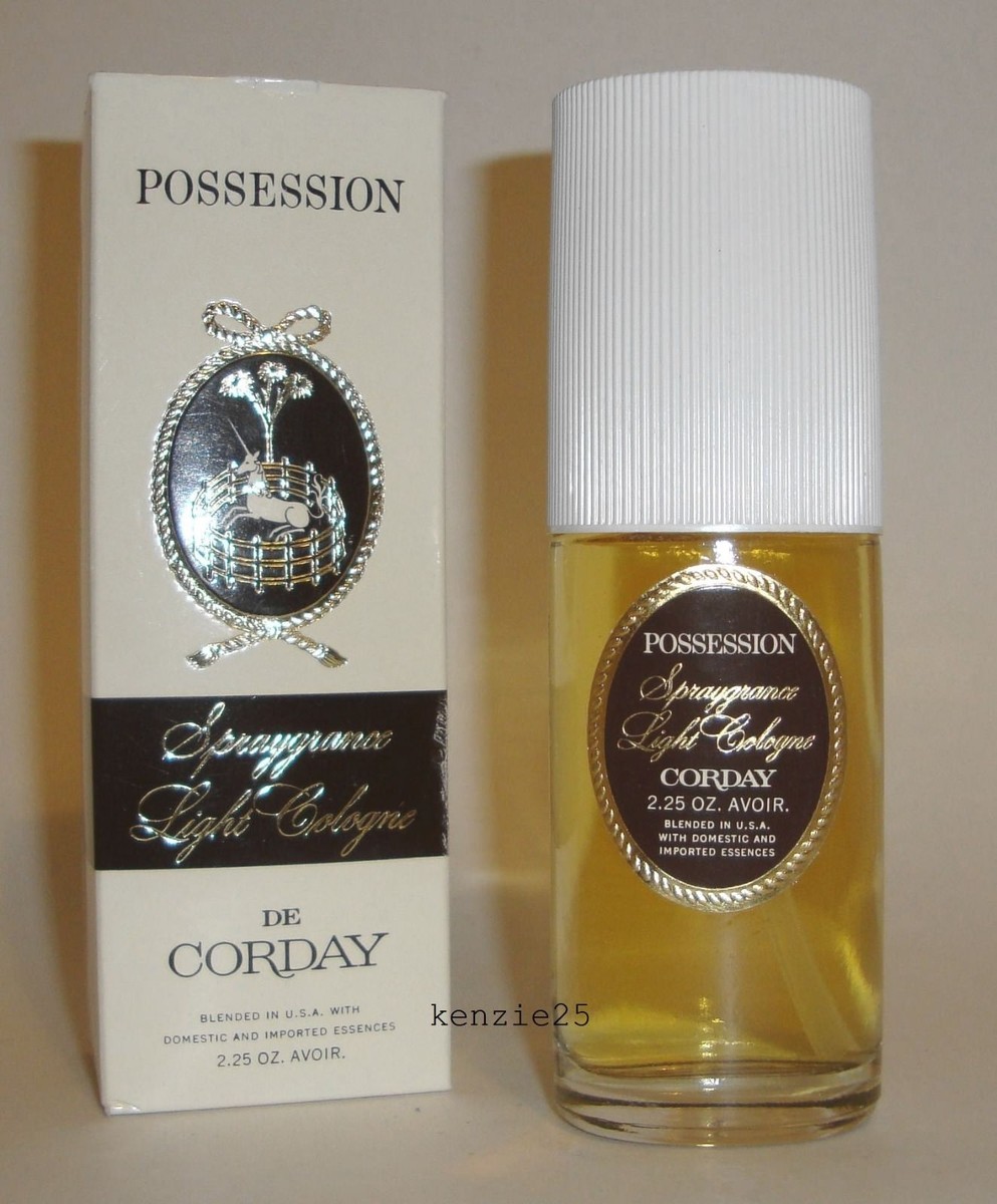 Corday Possession Perfume Light Cologne Spray 2.25 fl oz Vintage 