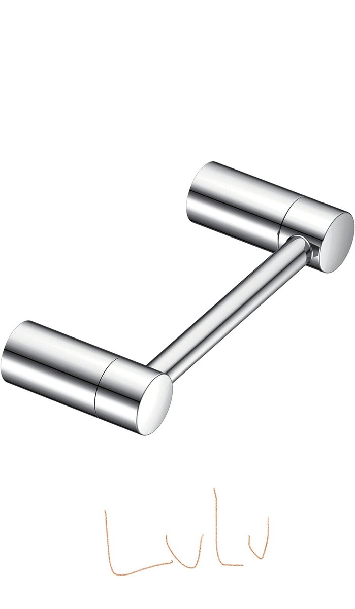 Moen YB0409CH Toilettenpapierhalter – Moderner Einzelpfosten In Chrom, Einfache Montage, Für Jedes Badezimmer