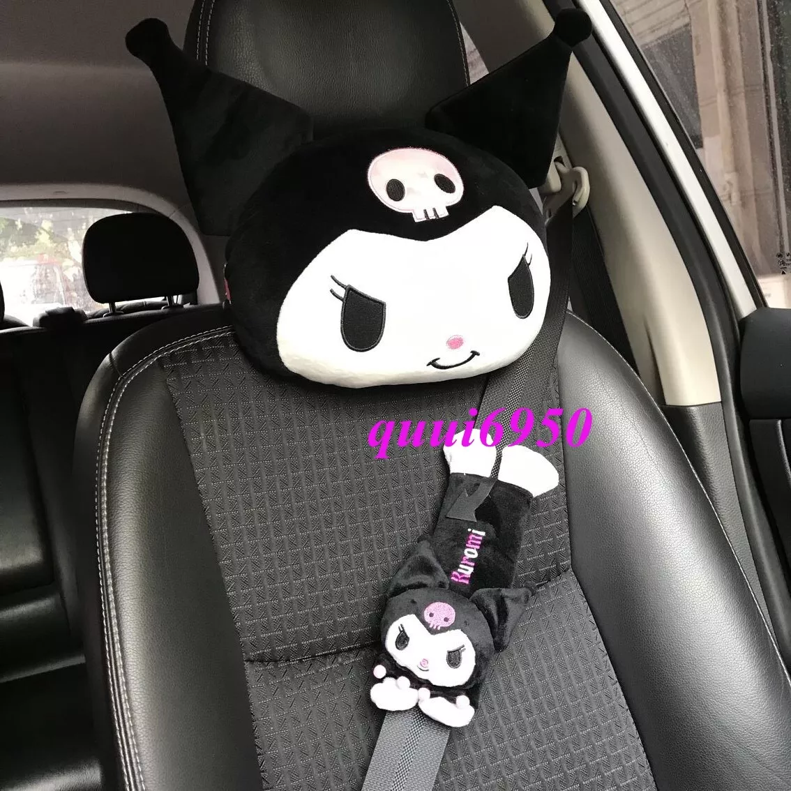 2pcs/set Cute Cinnamoroll Auto Car Neck Headrest Pillow Plush Soft Seat  Pillows