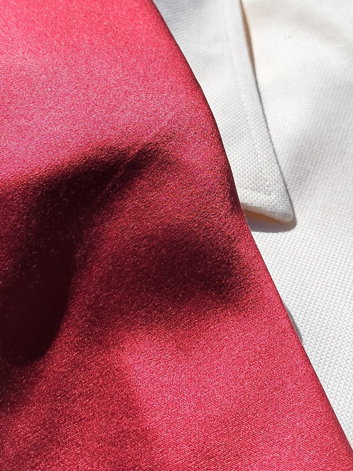 John Bartlett Statements Ruby Red 100% Silk Men’s… - image 4