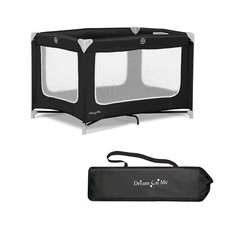 Dream On Me Zodiak Portable Playard in Black, Lightweight, Packable and Black