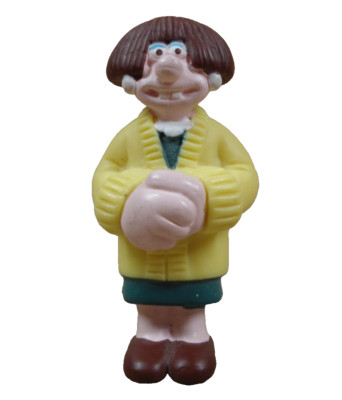 Wallace & Gromit Wendolene PVC Figur Vintage 1989 W & G Ltd Aardman Animations