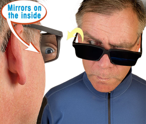 sunglasses with mirror to see behind you