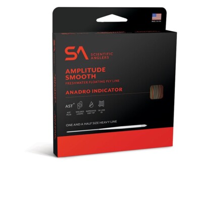 SCIENTIFIC ANGLERS AMPLITUDE SMOOTH ANADRO INDICATOR WF-8-F #8 WEIGHT FLY LINE