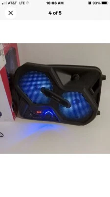 Proscan Tailgater 10-Watt Bluetooth Indoor Portable Speaker Rechargeable Batt