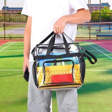 Large Capacity Clear Bag Unisex Transparent Purse Stadium Approved Handbag