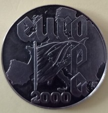 LIBERIA 5 Dollars 2000 - "Europa - Einführung des Euro"  