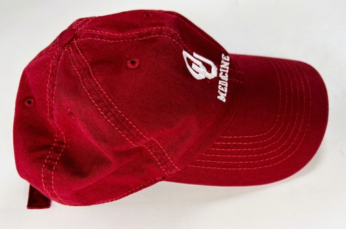 OU School of Medicine Ball Cap Oklahoma University Adjustable Strap Baseball - Picture 2 of 7