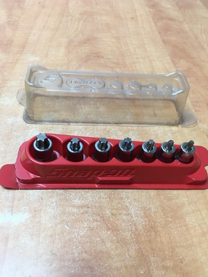 #ad SNAP ON TOOLS PAKTY195 Mag Tray w Torx FTX T55 T50 T47 T45 T40 T30 T27 $99.99