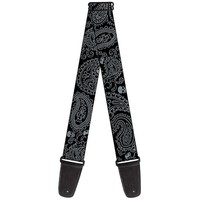Guitar Strap - Bandana/Skulls Black/Silver (Us Import) ACC NEU